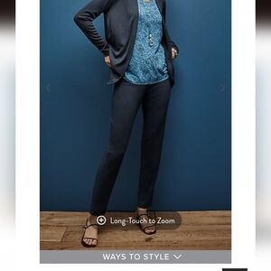 J.JILL Wearever Collection Smooth Fit Slim Leg Pants - Size Large